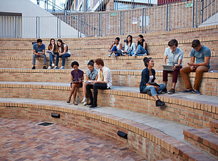 Students Studying Outdoors