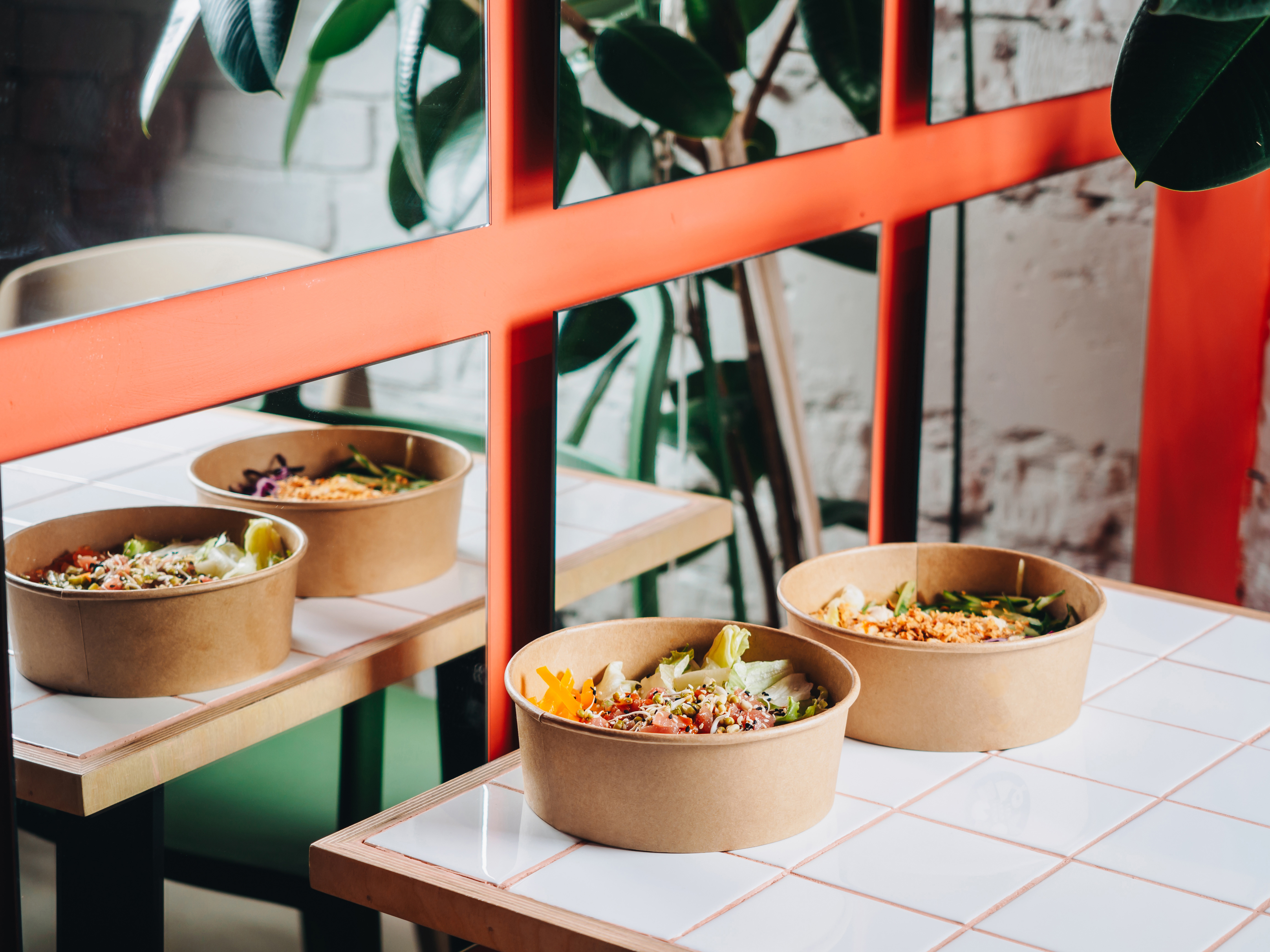 Arranged Food and Objects