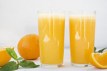 Jus d'orange frais