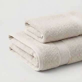 Folded Beige Towels