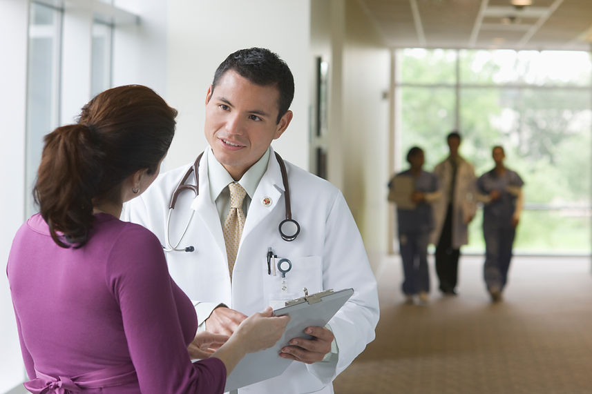 Médico y paciente