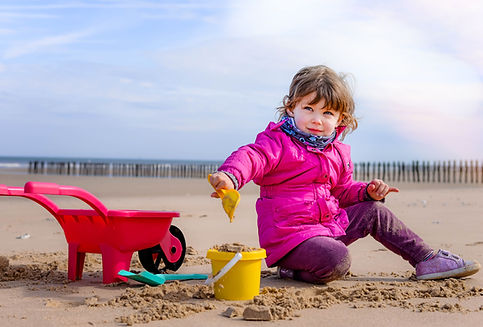 Spelen in het zand