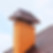 Chimney on the roof of house