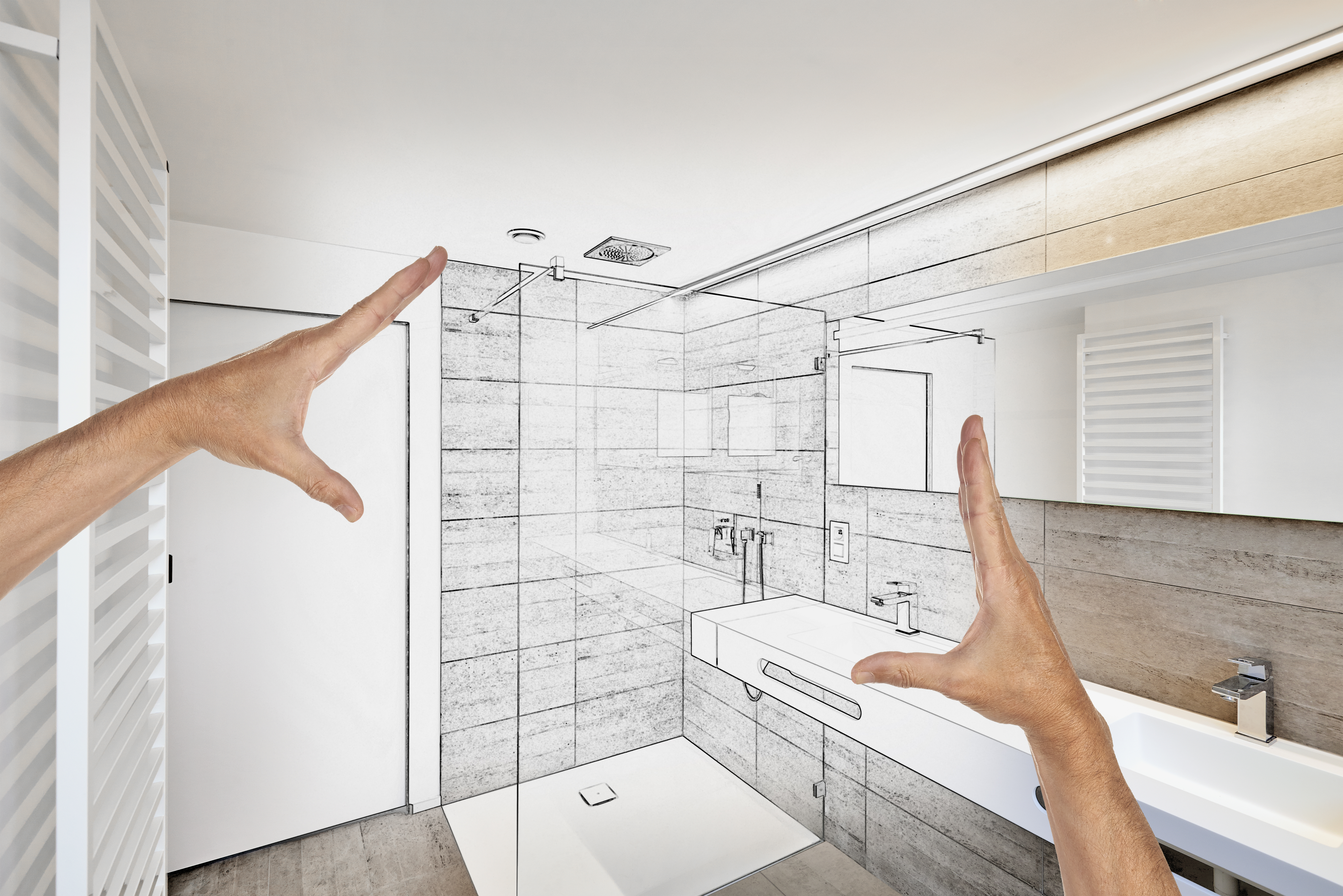 Grayston Alan Durtnell LLP — Planned renovation of a luxury bathroom estate home shower