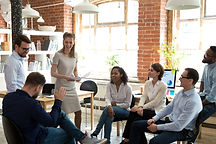 Diskussion im Teammeeting