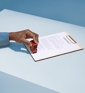 Contract Stamp Approval