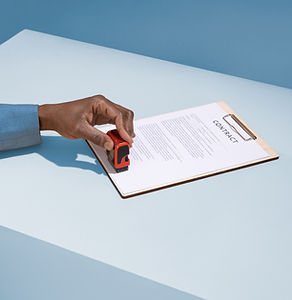 Approbation du timbre contractuel