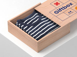t-shirt in a gift box
