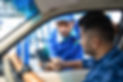 Customer Paying at a Gas Station