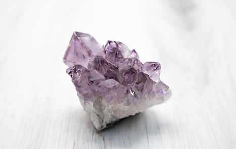 Amethyst Crystal Closeup