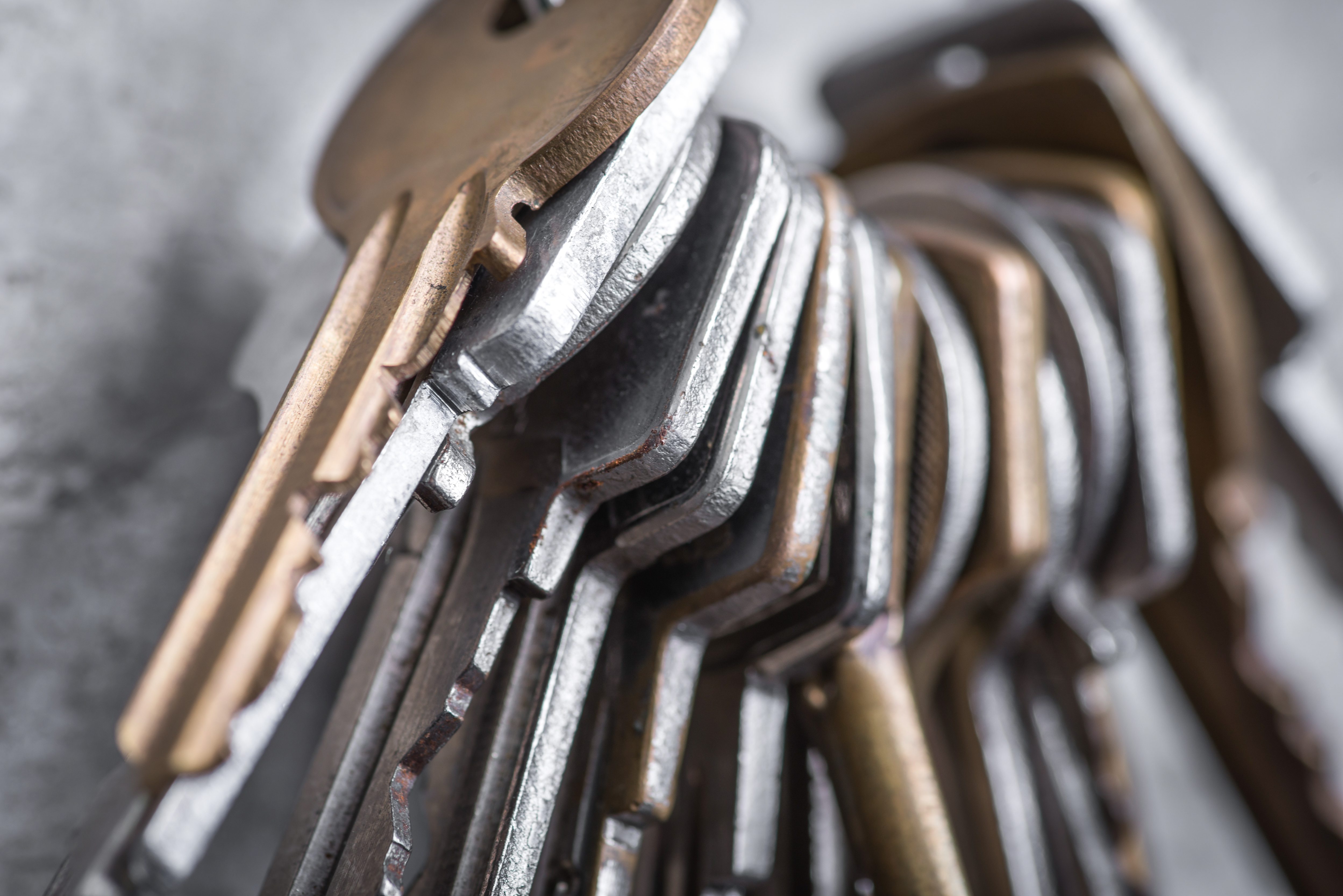 Nahaufnahme der Schlüssel