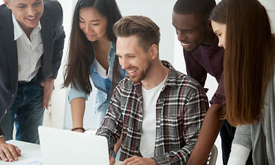 Laptop para colaboração em equipe