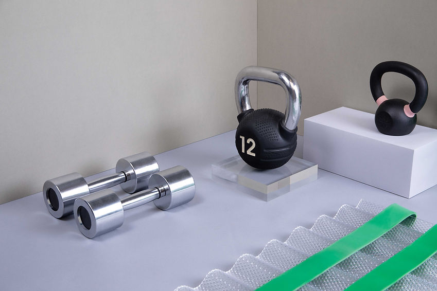 Gym weights and equipment