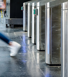 Leaving the Metro Station