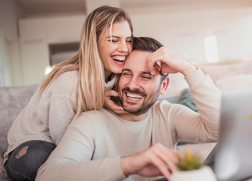 Couple at Home