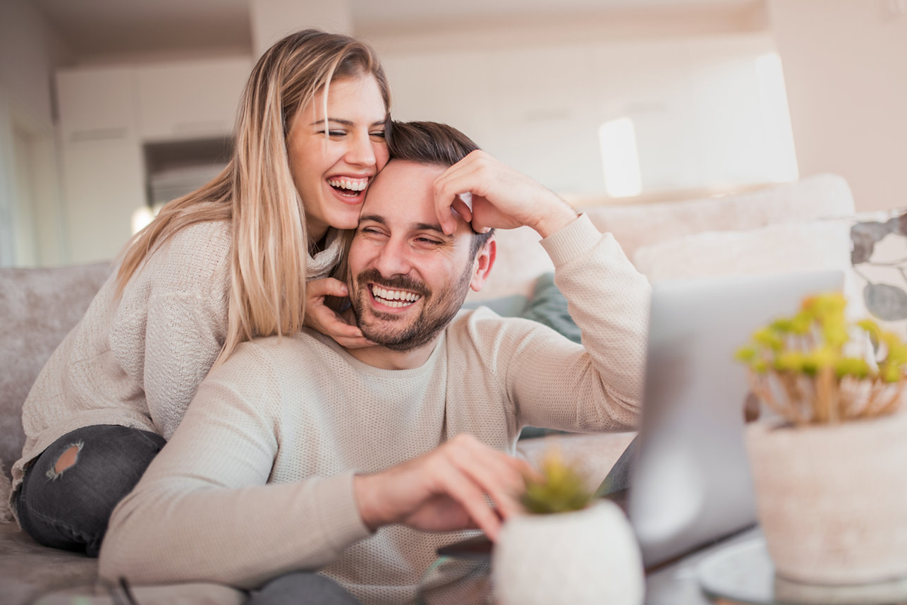 Couple at Home