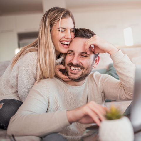 Couple at Home