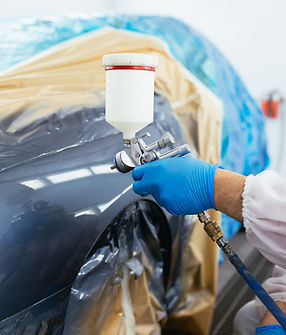 Processo de pintura de carros