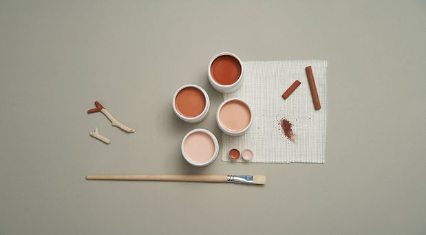 Paints and Brush