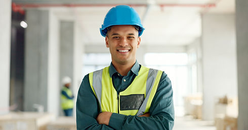 Construction Worker Smiling