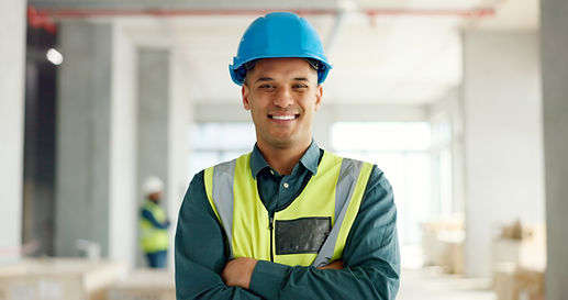 Construction Worker Smiling