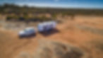 Caravan nell'entroterra australiano