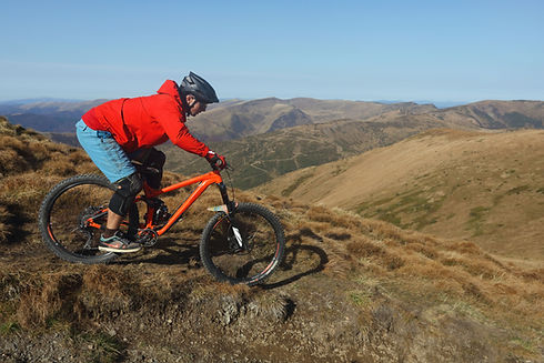 Bicicleta de montaña de estilo libre