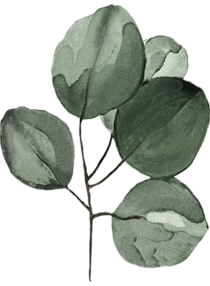 Watercolor Green Leaves