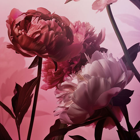 Vibrant Peony Flowers