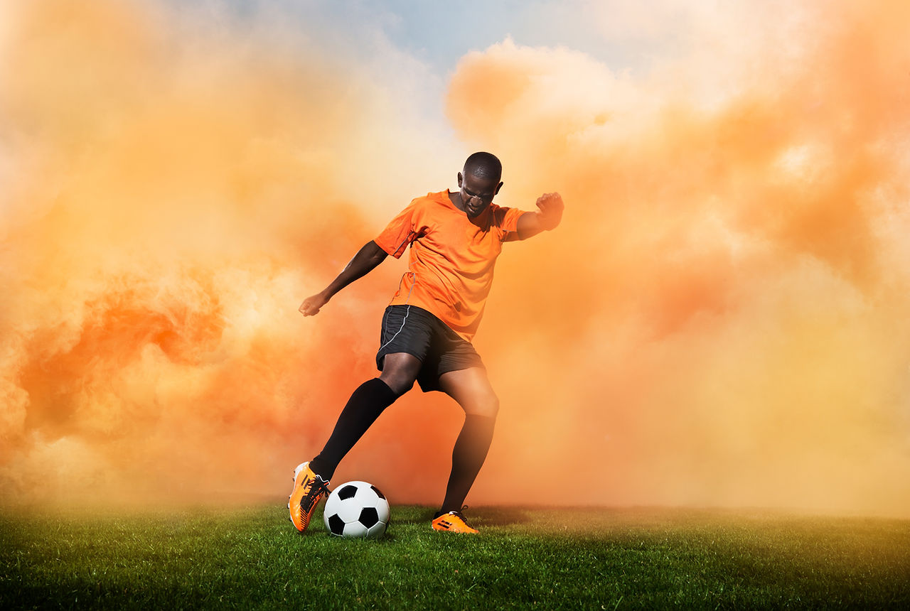 Playing Soccer