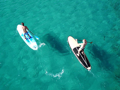 Paddleboarding on Water