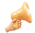 Hand Holding Megaphone