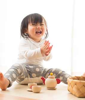 Happy Toddler Playing