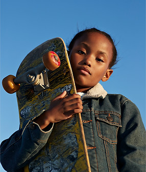 Girl With Skateboard