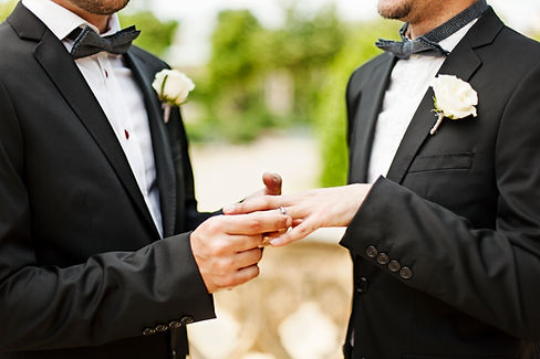 Wedding ring exchange