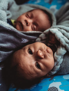 Duo de bébés endormis