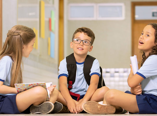 Children Studying Together