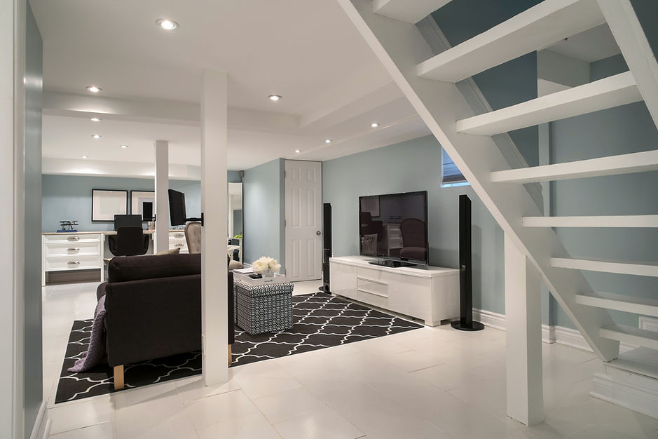 Interior of bungalow style city house