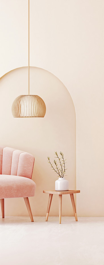 Pink Living Room
