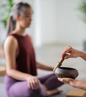 Meditation mit Klangschale