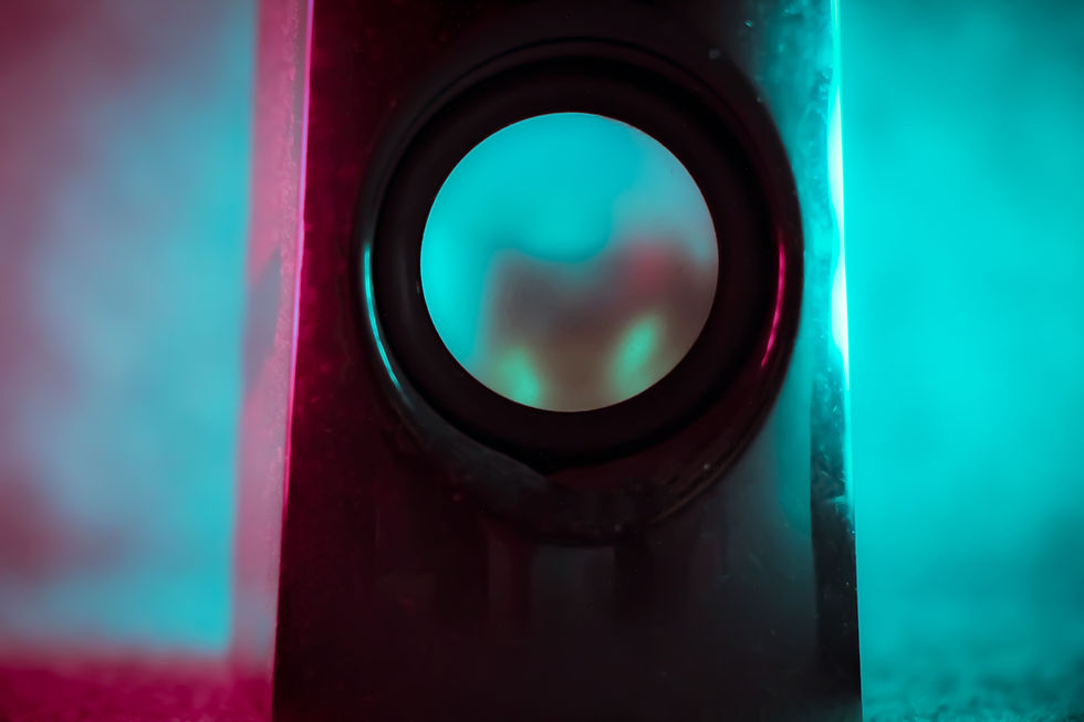 Speaker With Neon Lighting