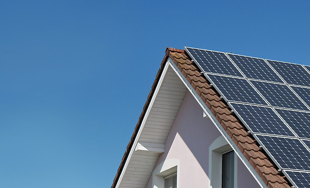 Solar Panels on Rooftop