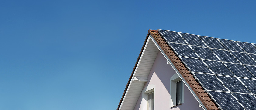 Telhado de painel solar
