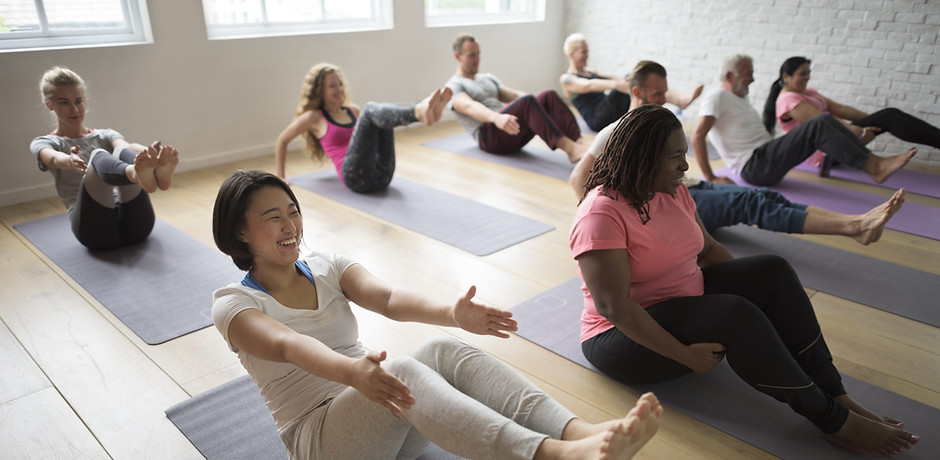 Fun at Yoga