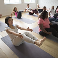 Fun at Yoga