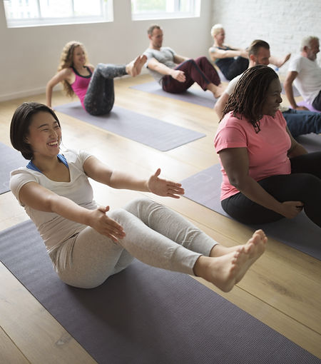 Fun at Yoga