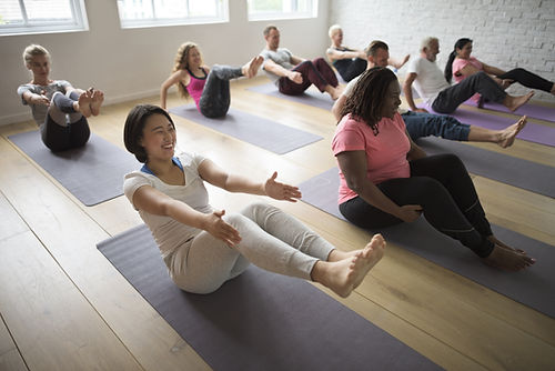 Fun at Yoga