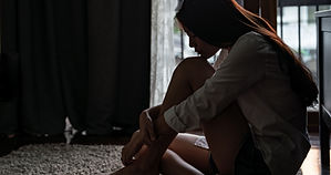 A girl feeling sad