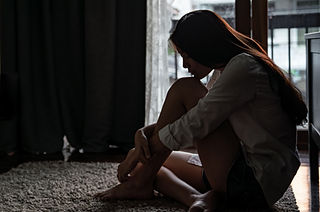 A girl feeling sad