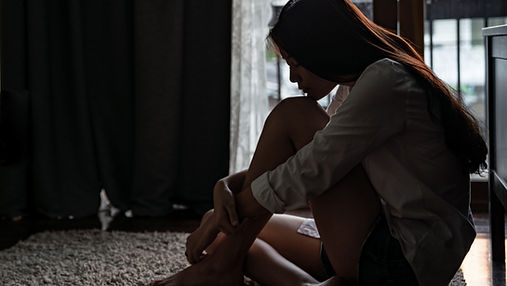 A girl feeling sad